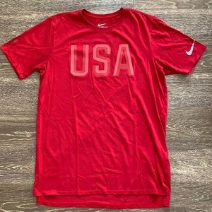 USA Olympic Team Shirt - Split Hem